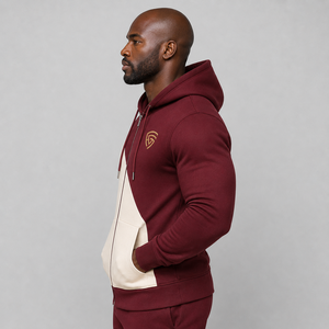 Heavyweight Fleece Men's <b>Zipper</b> <b>Hoodies</b> 100% Cotton Solid <b>Black</b> Regular Fit Winter Custom Logo Breathable Hooded Collar - Product Image 4