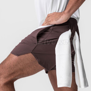 Venta en Línea, Pantalones Cortos Deportivos Casuales para Hombre, Ecológicos, Sólidos, Ligeros, Transpirables y de Secado Rápido, al Por Mayor - Product Image 3
