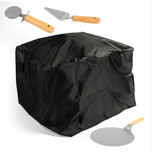 เตาอบพิซซ่าพกพาสำหรับใช้งานกลางแจ้ง ขนาด 12 นิ้ว พร้อมเทอร์โมมิเตอร์ในตัว ใช้แก๊สโพรเพน สำหรับตั้งแคมป์และปิกนิก - Product Image 5