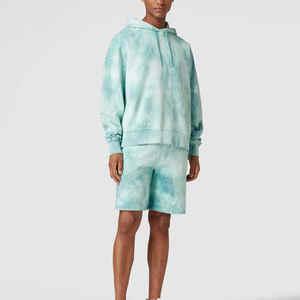 Ensemble sweat à capuche zippé et short décontracté pour homme, dernière collection hiver, 100% coton respirant, séchage rapide, tenue de jogging personnalisée - Product Image 2