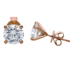 Pendientes Unisex Grandes Cuadrados Super Green Stone SGSE034, Chapados en Oro de 18K, con Diamantes Cultivados en Laboratorio, Corte Brillante - Product Image 3