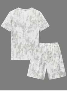 <b>Men</b> s Full Print <b>T</b>-<b>Shirt</b> <b>and</b> <b>Shorts</b> Matching Set Casual Sportswear - Product Image 6