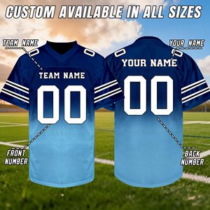 Maillot de football américain rétro streetwear, coupe ample en mesh, sublimation, tenue de sport décontractée, design uniforme d'équipe - Product Image 6