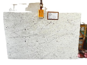 Comptoirs et grandes dalles en granit blanc Andromeda poli et moderne pour villas, directement de l'usine indienne - Product Image 6