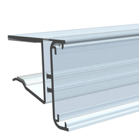 Support d'étiquette électronique Meethope ESL en plastique pour étagère, compatible avec les étagères plates de 18 à 25 mm d'épaisseur, pour Pricer ou Hanshow