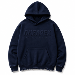 Sweat à capuche surdimensionné noir personnalisé pour homme, en coton épais, brodé, hiver, 2 pièces, streetwear, respirant, séchage rapide - Product Image 1