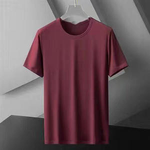 Camiseta de Manga Corta para Hombre, Personalizada OEM, Sólida, de Verano, de Secado Rápido, Elástica, de Modal y Algodón, Transpirable, con Sensación de Frescura - Product Image 2