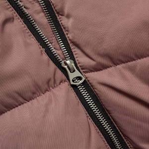 Chaqueta Bomber Reversible Acolchada con Capucha para Mujer, Estilo Invernal, Ecológica, Impermeable, Transpirable, Lisa, de Lona, Longitud Estándar - Product Image 4