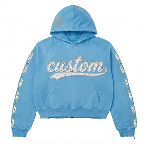 เสื้อฮู้ดสีส้มพิมพ์ลายตามสั่งสำหรับผู้ชาย ทรงปกติ สวมใส่สบาย ผ้าฟลีซ มีกระเป๋าโลโก้ด้านหน้า ดีไซน์สำหรับฤดูหนาว เป็นมิตรต่อสิ่งแวดล้อม - Product Image 2