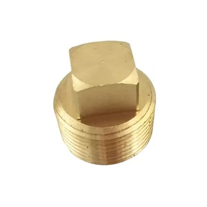 Brass Square Head Pipe Plug Fitting 1/2 Precision Tank Parts | PLUG 1-1/4" FORGED (Solid/Cored) Square Head Pipe Plug (AOL-02) - Product Image 5