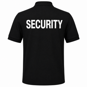 Camiseta Polo de Uniforme de Guardia de Seguridad con Logotipo Personalizado, Camiseta de Trabajo de Manga Corta, Color Sólido, Ropa de Trabajo de Guardia de Seguridad Personalizada - Product Image 2