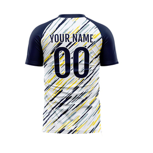 Nouveau maillot de football unisexe pour adultes pour l'entraînement d'équipe, 100% polyester respirant, séchage rapide, manches courtes, vêtements de sport de football - Product Image 2