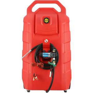 Serbatoio Portatile per Carburante da 32 Galloni con Ruote e Pompa 12V DC per Benzina/Diesel - Product Image 1