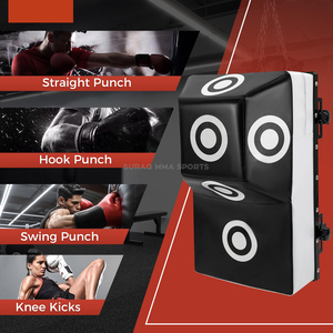 Cible de frappe murale pour entraînement de boxe, coussin de frappe pour coup de crosse, pour la maison et la salle de sport - Product Image 5