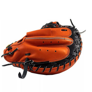 Guantes de Bateo de Béisbol Profesionales para Adultos, Transpirables, con Cierre de Velcro, Diseño Personalizado, Antideslizantes, de Cuero - Product Image 4