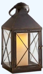 Lanterne extérieure en métal et verre, finition bronze, style moderne, artisanale, best-seller pour la décoration intérieure moderne. - Product Image 4