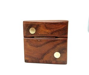 Luxury Wooden <b>Dice</b> <b>Set</b> With Bass Inlay Box Design Game for Kids Adults Office Desk Decoration Family Fun Puzzle Board Game - Product Image 4