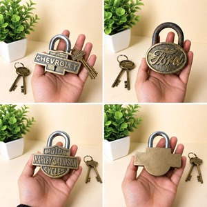 Candado de Latón y Acero Resistente al Agua, Candado de Alta Seguridad para Trabajo Pesado, Resistente a la Intemperie, para Puerta de Garaje, Uso Industrial - Product Image 4