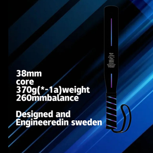 Raquette de padel Salming Pro Player, raquette professionnelle en fibre de carbone avec surgrip, 360g, légère, design antidérapant - Product Image 2