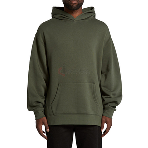 Sudadera con Capucha para Hombre, de Alta Calidad, 100% Algodón, 500g, Felpa Francesa, Hombros Caídos, con Logotipo Personalizado, Fabricante - Product Image 1