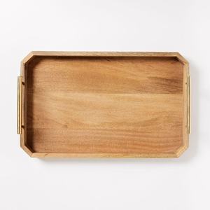 Bandejas para servir seguras para alimentos de alta calidad, tamaño personalizado y logotipo aceptado, bandejas decorativas de madera para cocina esenciales en MOQ bajo - Product Image 3