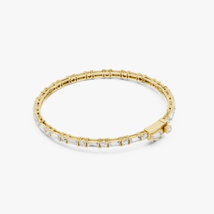 Bracelet en or plaqué diamant de qualité supérieure cultivé en laboratoire pour femmes, certifié IGI, bijoux de luxe au prix d'exportation - Product Image 3