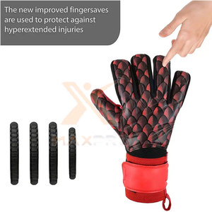 Gants de gardien de but antidérapants en cuir de haute qualité, imperméables, pour la sécurité sportive, matériau durable, best-seller, unisexe - Product Image 4