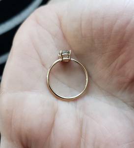 Anillo de Diamante Cultivado en Laboratorio de 1 Quilate en Oro Sólido de 18K |   Anillo de Compromiso y Boda de Lujo con Certificación IGI |   Elegante Joyería Nupcial - Product Image 4