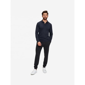 Polo de lujo para hombre, nueva moda, 100% PK, algodón, manga larga, ropa informal para exteriores, diseños de logotipos bordados personalizados - Product Image 6