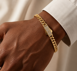 Luxury Cuban Link <b>Bracelet</b> for <b>Men</b> Iced Moissanite Hip Hop Jewelry Silver & Gold Plated Custom Claw Setting <b>Chain</b> - Product Image 4