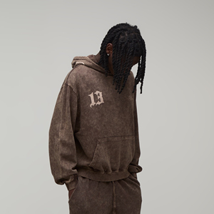 Sweat à capuche personnalisé pour homme avec impression graphique DTF, pull-over OEM streetwear, sweat-shirt à capuche décontracté à manches longues pour homme - Product Image 4