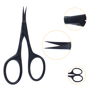 Ciseaux à cuticules incurvés en acier inoxydable, écologiques, durables, lames aiguisées, manucure Stahlmann Pro, pliables, logo personnalisé - Product Image 5