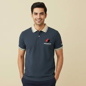 Camiseta Polo al por Mayor con Logotipo Personalizado, Transpirable, de Secado Rápido, Material de Algodón, Camiseta Polo para Hombre - Product Image 5