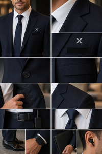 Uniforme personnalisé pour superviseur des relations avec les invités du salon VIP de l'aéroport pour hommes |   Uniformes de pilote et d'équipage de cabine à manches longues pour la gestion des services aériens - Product Image 5
