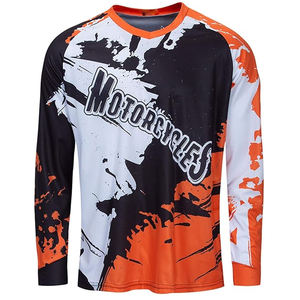 Jersey de Motocross MX Personalizado, Transpirable, de Malla, para Motociclismo, Ciclismo de Montaña, Manga Larga, Deportivo, de Poliéster/Nailon, de Secado Rápido - Product Image 5