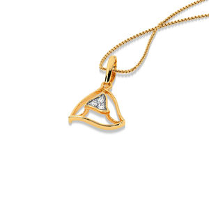 Pendentif de luxe en diamant de laboratoire, argent sterling 925 plaqué rhodium, taille brillant, bijou tendance hip-hop, cadeau - Product Image 1