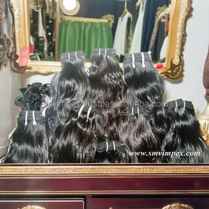 Tejido de cabello sin procesar Remy sin procesar. Tejido de cabello humano natural 100% sin procesar. El mejor tejido de cabello sin caída de la India - Product Image 6