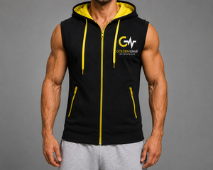 Sudadera con Capucha Corta para Hombre GW Heavyweight, Sin Cordones, Corte Personalizado, 100% Algodón, 250gsm/330gsm, Color Sólido, Corte Cuadrado, Talla Grande, para Invierno - Product Image 1