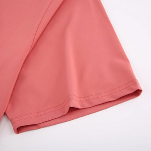 Polo de Manga Corta para Hombre, Color Rojo Sólido, Tejido de Punto, Estilo Casual, Corte Regular, Diseño con Botones, MOQ Bajo - Product Image 4