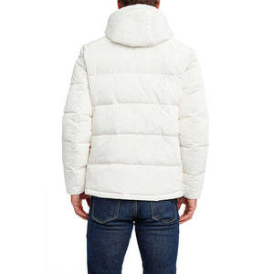 <b>Men's</b> Oversize Hooded High Collar Woolen Fluffy Down Puffer <b>Jacket</b> Spring - Product Image 5