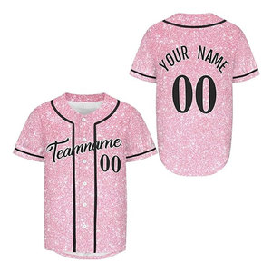 Nouvelle arrivée, maillot de softball pour femme adulte à manches courtes, respirant, imprimé avec un nom personnalisé, tissu 100% polyester, meilleur prix - Product Image 1