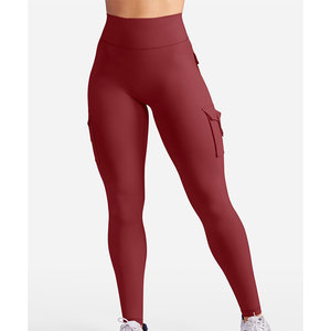Leggings Deportivos de Yoga para Mujer, Servicio OEM, Transpirables, Ultrafinos, Ligeros, Grosor Estándar, Leggings de Gimnasio, Logotipo Personalizado - Product Image 4