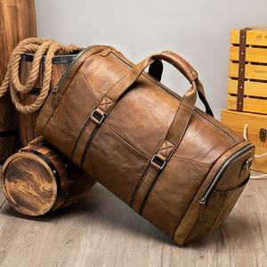 Sacs de voyage en cuir véritable de qualité supérieure fabriqués au Pakistan, sacs de week-end décontractés en cuir, sacs de voyage pour week-end - Product Image 6