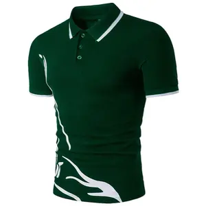 Camisetas de Polo de Golf para Hombre de Poliéster de Alta Calidad, Secado Rápido, Impresión por Sublimación, Transpirables, Deportivas - Product Image 3