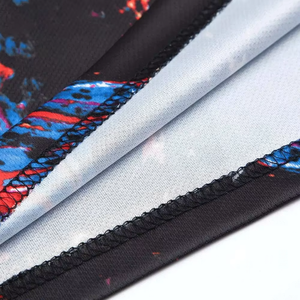 ชุดฟุตบอลชายแบบกำหนดเอง สีน้ำเงิน แดง ดำ พิมพ์ลายแบบ Sublimation แขนสั้น ระบายเหงื่อได้ดี ผลิตจากโพลีเอสเตอร์ สำหรับผู้ใหญ่ ใช้ได้ทุกฤดู - Product Image 6