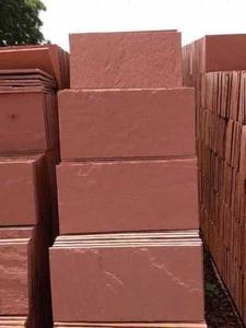 Adoquines de Piedra Arenisca Roja Naturales/Cortados a Mano/Cortados a Máquina/Alisados para Uso en Oficinas y Comercios - Product Image 4