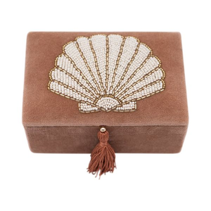 Caja Organizadora de Joyas Moderna de Terciopelo Cuadrada con Bordado a Mano y Cuentas, Precio Bajo, Tamaño y Logotipo Personalizables, Arte y Artesanía - Product Image 2