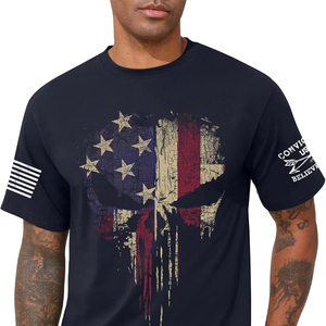 เสื้อยืดแขนสั้นผู้ชายดีไซน์ใหม่ น้ำหนัก 220 กรัม เบาสบาย ระบายอากาศได้ดี เป็นมิตรกับสิ่งแวดล้อม แห้งเร็ว ผ้าฝ้าย แฟชั่นลำลอง - Product Image 1