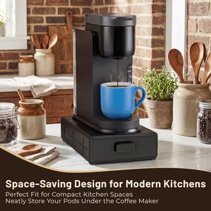 Organizador de Cápsulas de Café Keurig K-Cup Compacto y de Fácil Acceso con Capacidad para 18 Cápsulas, Cajón con Deslizamiento Suave SMA para Almacenamiento de Cápsulas de Café - Product Image 2