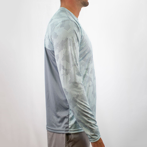 Camisa de Pesca Personalizada con Logotipo, Impermeable, Antibacteriana, Transpirable, UPF 50, Cortavientos, Manga Larga, Secado Rápido UV, Unisex, Servicio OEM - Product Image 5